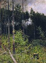 Isaak Iljitsch Lewitan  - Bilder Gemälde - Grey Day in the Woods