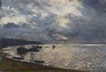 Isaak Iljitsch Lewitan  - Bilder Gemälde - Grey Day on the Volga 2