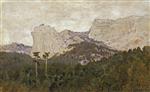 Isaak Iljitsch Lewitan  - Bilder Gemälde - In the Mountains 3