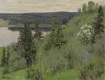 Isaak Iljitsch Lewitan  - Bilder Gemälde - Landscape with a Lake