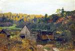Isaak Iljitsch Lewitan  - Bilder Gemälde - Landscape with Watermill
