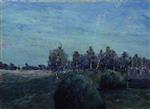 Isaak Iljitsch Lewitan  - Bilder Gemälde - Moonlit Landscape 2