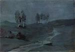 Isaak Iljitsch Lewitan  - Bilder Gemälde - Moonlit Night 7