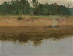 Isaak Iljitsch Lewitan  - Bilder Gemälde - On the River