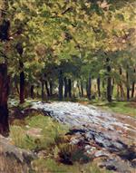 Isaak Iljitsch Lewitan  - Bilder Gemälde - Path in the Woods 3