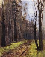 Isaak Iljitsch Lewitan  - Bilder Gemälde - Path in the Woods 5