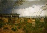 Isaak Iljitsch Lewitan  - Bilder Gemälde - Rain