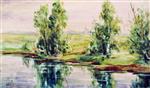 Isaak Iljitsch Lewitan  - Bilder Gemälde - River