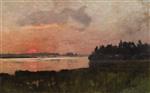 Isaak Iljitsch Lewitan  - Bilder Gemälde - Sunset