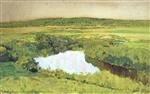 Isaak Iljitsch Lewitan  - Bilder Gemälde - The Istra River