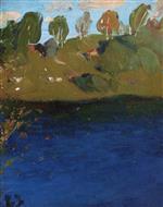 Isaak Iljitsch Lewitan  - Bilder Gemälde - The Lake in Autumn