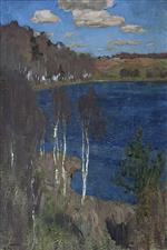 Isaak Iljitsch Lewitan  - Bilder Gemälde - The Lake in Spring