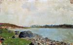 Isaak Iljitsch Lewitan  - Bilder Gemälde - The Moskva River