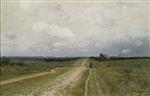 Isaak Iljitsch Lewitan  - Bilder Gemälde - The Vladimirka Road
