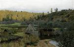 Isaak Iljitsch Lewitan  - Bilder Gemälde - The Watermill