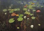 Isaak Iljitsch Lewitan  - Bilder Gemälde - Water Lilies