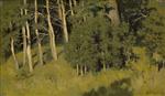 Isaak Iljitsch Lewitan  - Bilder Gemälde - Wooded Glade