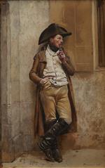 Jean Louis Ernest Meissonier - Bilder Gemälde - A Man of the First Empire