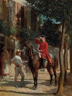 Jean Louis Ernest Meissonier - Bilder Gemälde - Der Becher Sirup