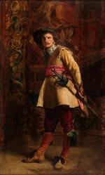 Jean Louis Ernest Meissonier  - Bilder Gemälde - Musketeer