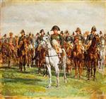 Bild:Napoleon und sein Gefolge