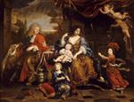 Pierre Mignard - Bilder Gemälde - Dauphin Louis und seine Familie