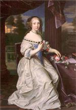 Pierre Mignard  - Bilder Gemälde - Portrait of a Young Lady