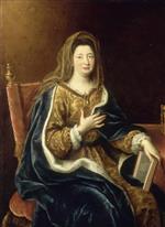 Pierre Mignard  - Bilder Gemälde - Portrait of Francoise d'Aubigne