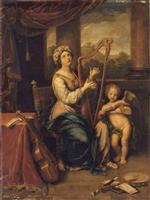 Pierre Mignard  - Bilder Gemälde - Saint Cecilia