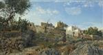 Peder Mønsted - Bilder Gemälde - A View of Anacapri