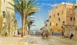 Peder Mønsted  - Bilder Gemälde - Nachmittag in Algier