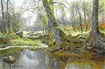 Peder Mønsted  - Bilder Gemälde - Spring Forest