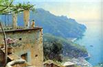 Peder Mønsted  - Bilder Gemälde - The Ravello Coastline