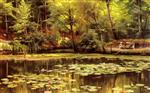 Peder Mønsted  - Bilder Gemälde - Waterlilies