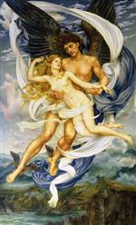 Evelyn De Morgan - Bilder Gemälde - Boreas and Oreithyia