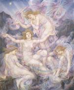 Evelyn De Morgan - Bilder Gemälde - Daughters of the Mist