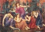 Evelyn De Morgan  - Bilder Gemälde - The Captives