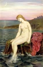 Evelyn De Morgan  - Bilder Gemälde - The Little Sea Maid