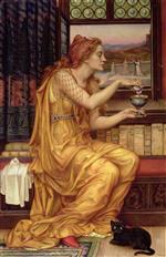 Evelyn De Morgan  - Bilder Gemälde - The Love Potion