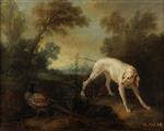 Jean Baptiste Oudry - Bilder Gemälde - Blanche, Bitch of the Royal Hunting Pack