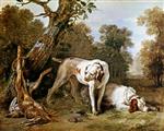 Jean Baptiste Oudry - Bilder Gemälde - Dog and Hare