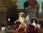 Jean Baptiste Oudry - Bilder Gemälde - Le Serail du Doguin