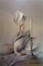 Jean Baptiste Oudry  - Bilder Gemälde - White Duck