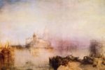 Joseph Mallord William Turner - paintings - Dogana und Santa Maria della Salute