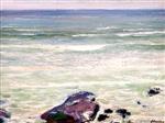 John Lavery - Bilder Gemälde - A Rough Sea