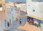 John Lavery - Bilder Gemälde - A Street in Tangier