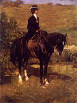 John Lavery - Bilder Gemälde - An Equestrian Lady