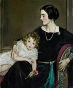 John Lavery  - Bilder Gemälde - Anne Moira and the Honourable Mrs Forbes-Sempill