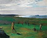 John Lavery  - Bilder Gemälde - Berwick Golf Course