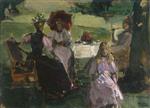 John Lavery  - Bilder Gemälde - Breakfast on the Terrace